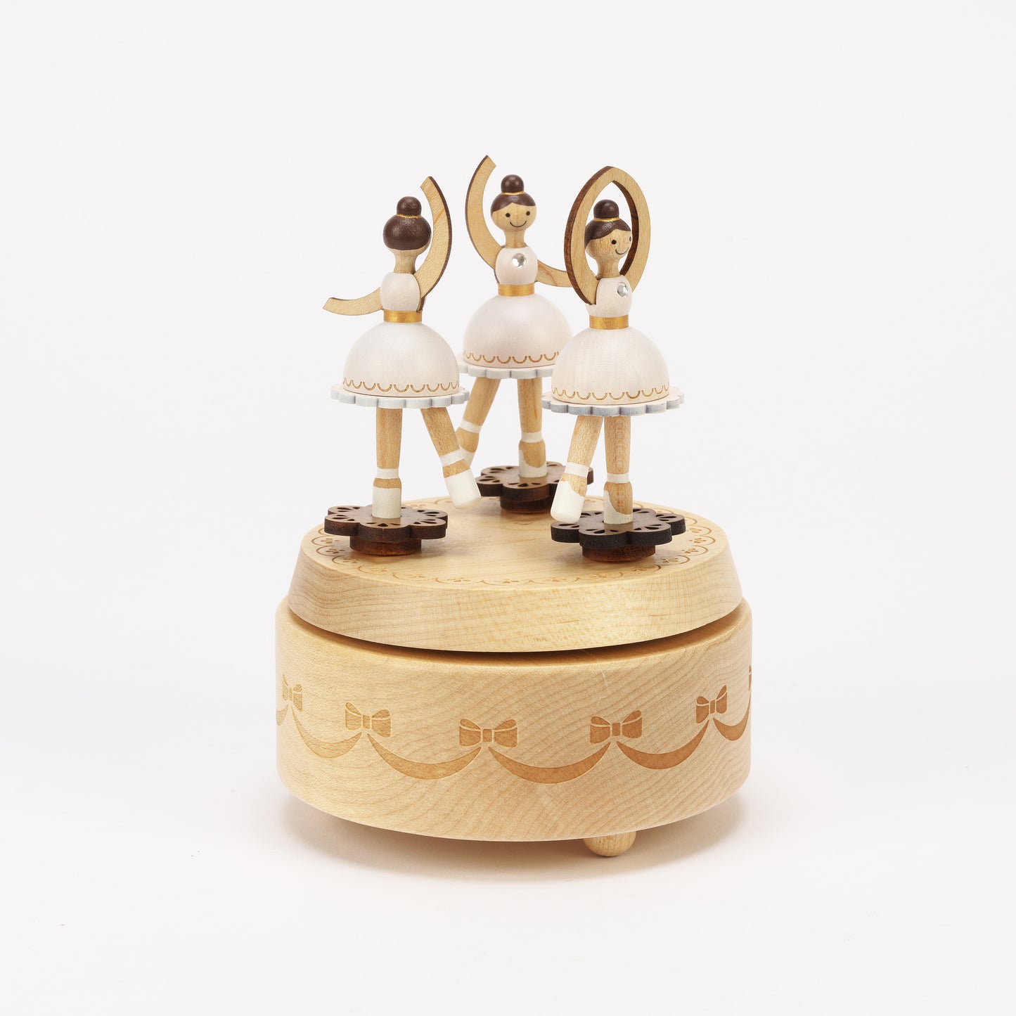 木製からくりオルゴール バレリーナ