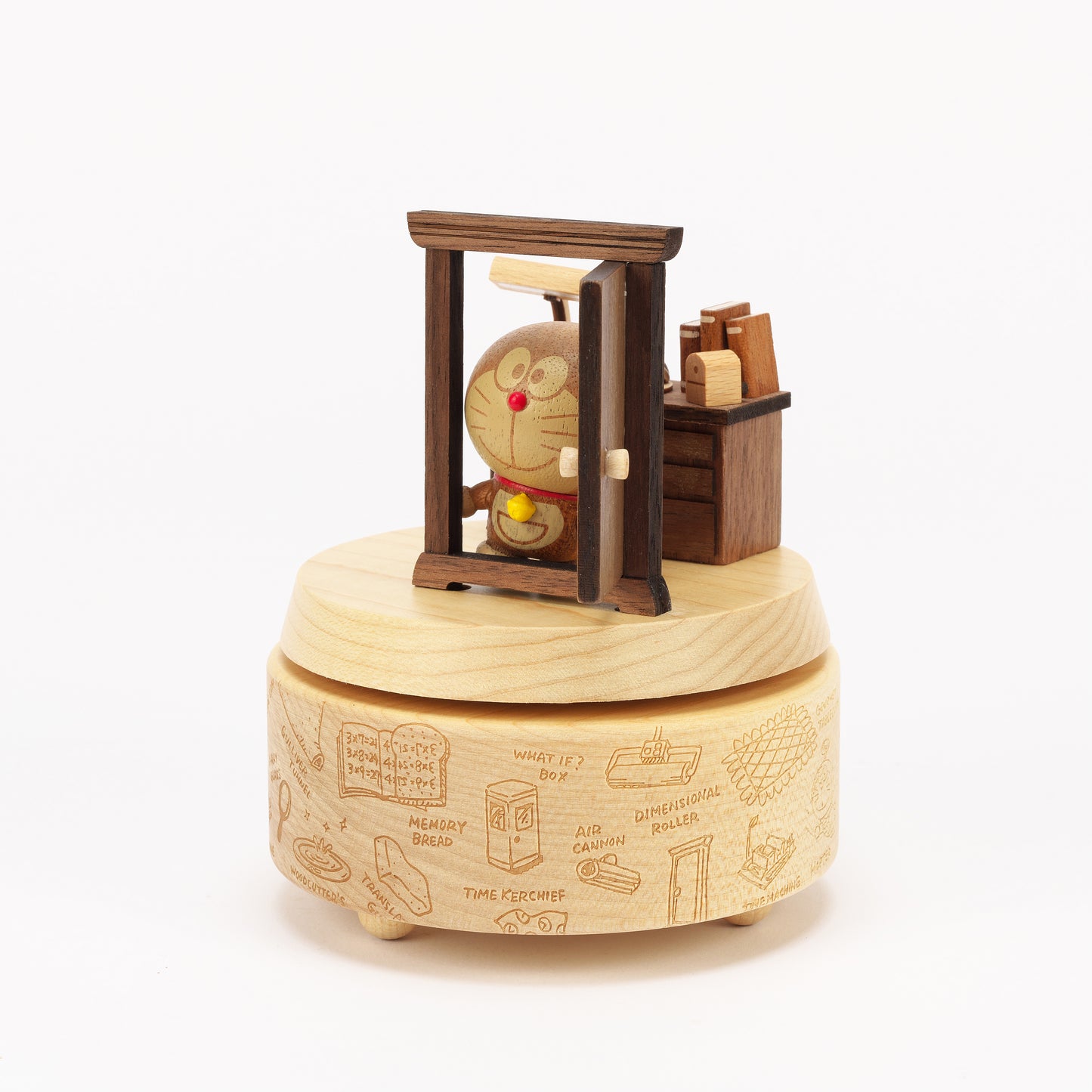 木製からくりオルゴール ドラえもん どこでもドア