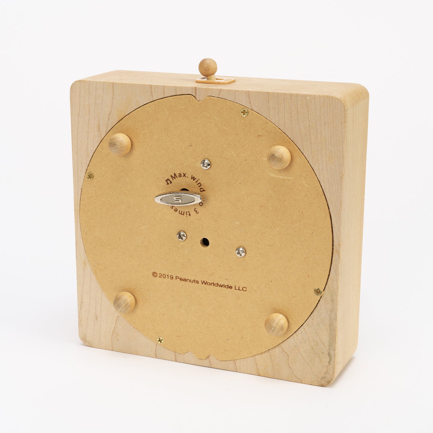 木製からくりオルゴール スヌーピーキャンプ