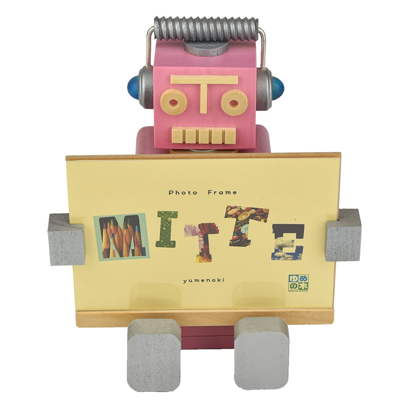 フォトフレーム「Mitte(ミテ)」 ピンクロボット