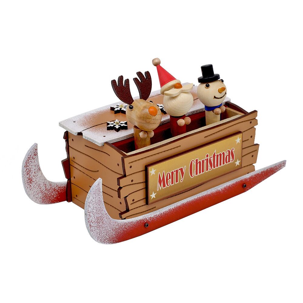 クリスマスオルゴール サンタ ソリ