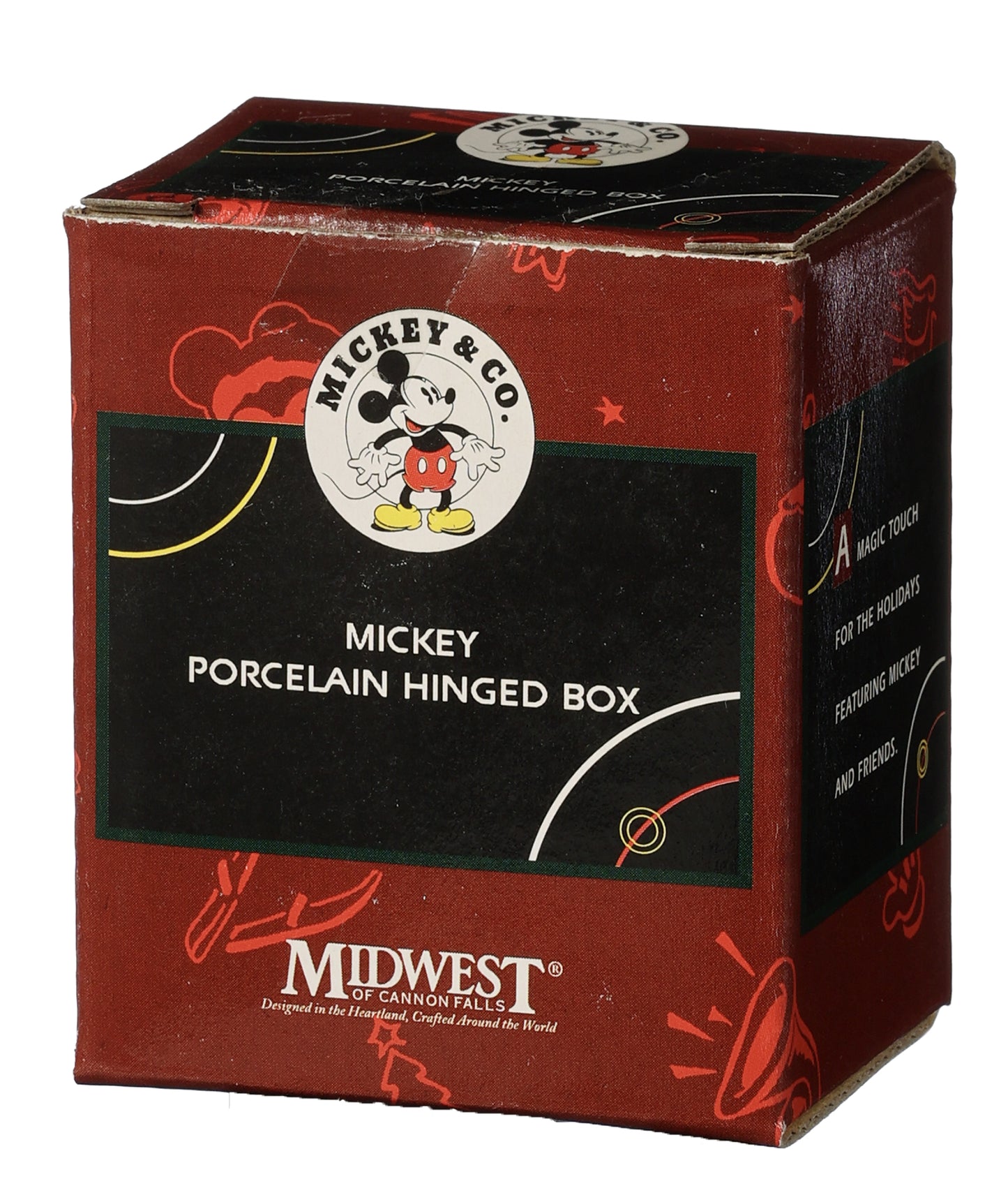 Midwest of Cannon Falls ヴィンテージ ディズニー コレクション 蝶番付きBOX ミッキー クロック