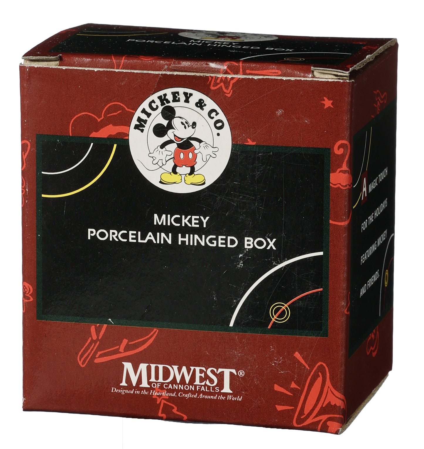 Midwest of Cannon Falls ヴィンテージ ディズニー コレクション 蝶番付きBOX ミッキー フィッシャーマン